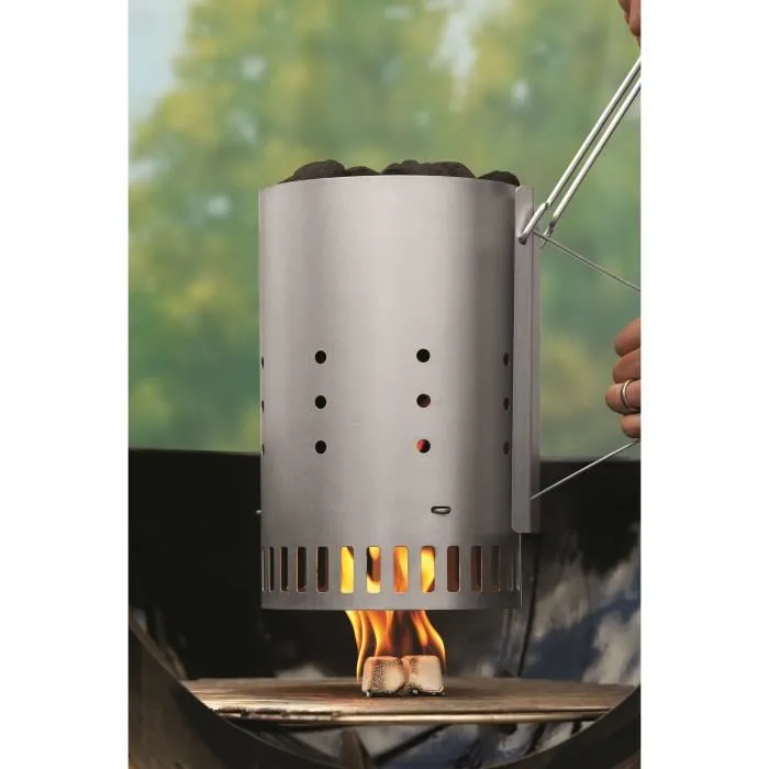 Weber Rapidfire Chimenea de Encendido Rápido para Barbacoa de Carbón | Original y de Calidad