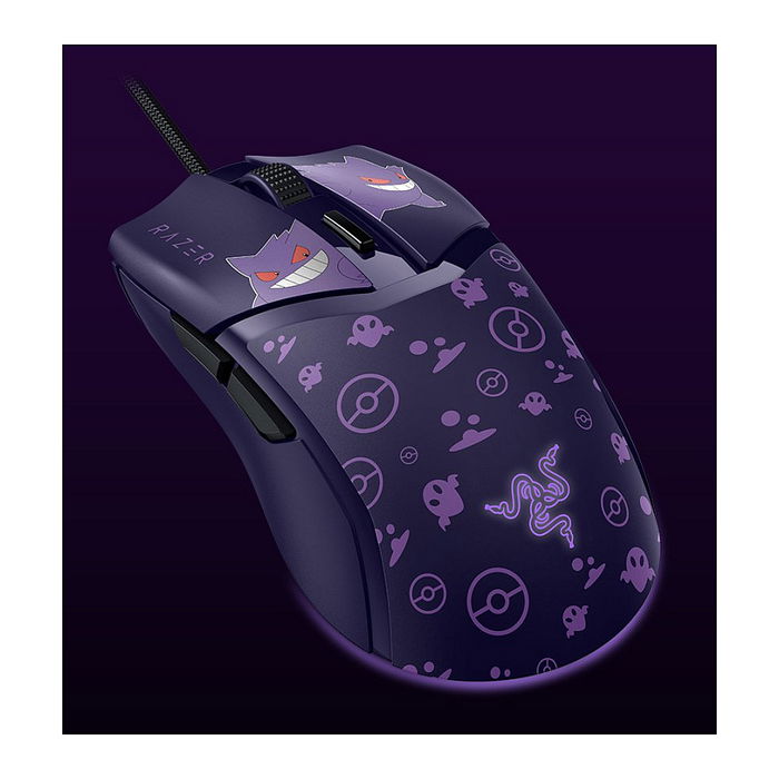 Razer Ratón Gaming Cobra Gengar Edition Inalámbrico, USB Tipo A, 8500 DPI, Púrpura