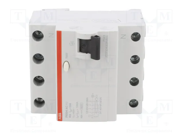 ABB FH204AC-63/0.3 Interruptor Diferencial 63A 300mA 4 Polos ABB FH204AC-63/0.3 Interruptor Diferencial 63A 300mA 4 Polos