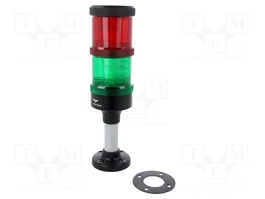 AUER SIGNAL Columna de señalización Eco Modul 70 Rojo/Verde