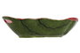 DKD Home Decor Bol de Gres Sandía Verde y Rojo Fruits 24 30x19,5x7,5 cm