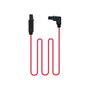 Nanocable Cable SATA Datos Acodado con Anclajes 0,5m Rojo