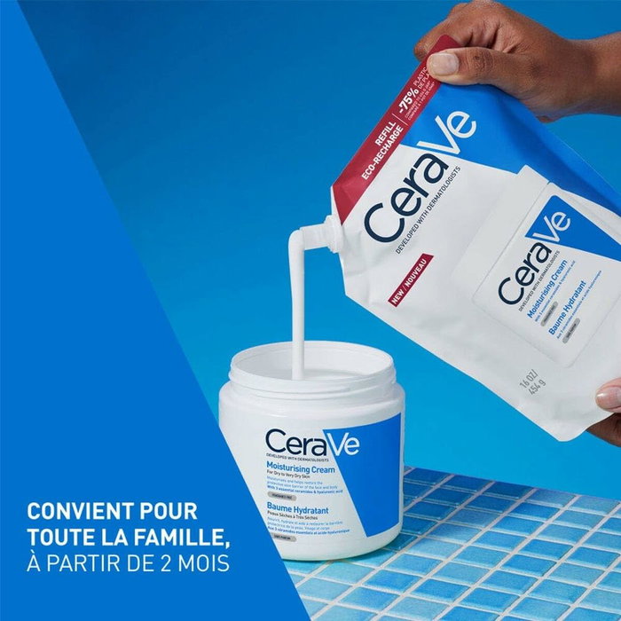 Cerave Crema Hidratante Piel Seca a Muy Seca Recarga 454 g