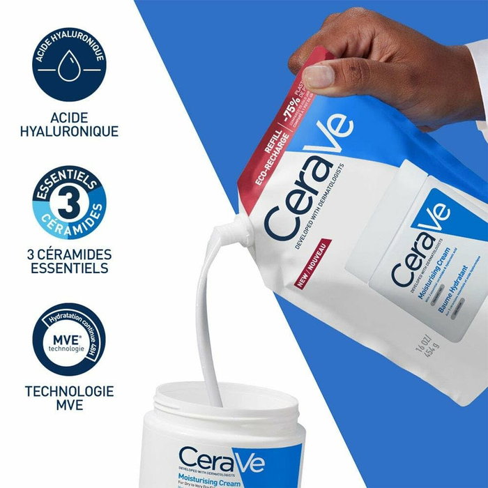 Cerave Crema Hidratante Piel Seca a Muy Seca Recarga 454 g