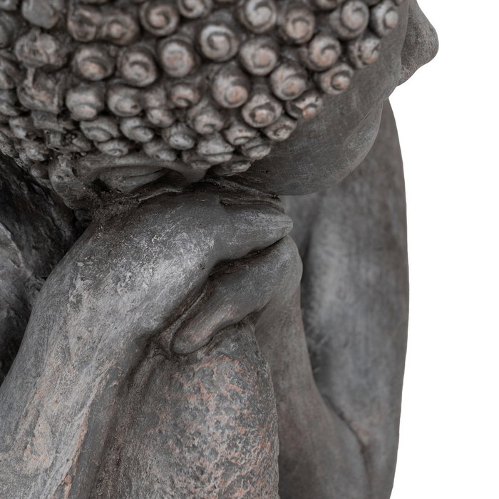 Escultura Buda Fibra de Magnesio 35 X 35 X 54 cm