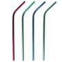 Cook Concept Set de 4 Pajitas Reutilizables de Acero Inoxidable con Escobilla