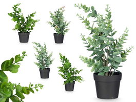 IBERGARDEN Maceta Planta Hoja Bola Mate Brillo Surtidos Col 16x35x10cm (Set de 12)