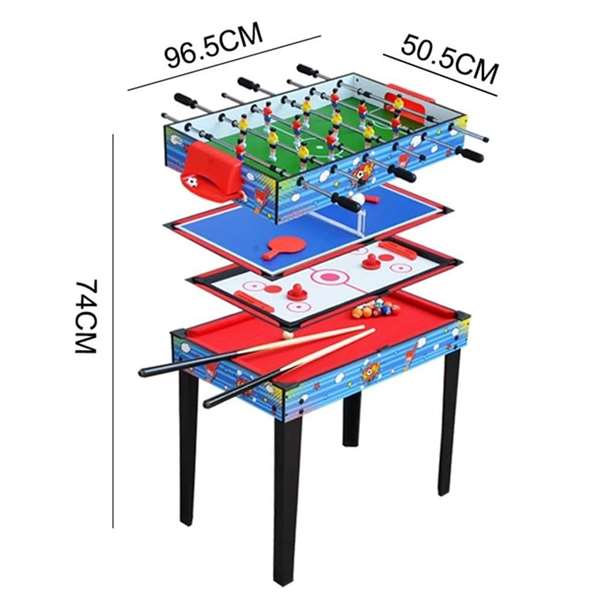 Ociotrends Mesa Multijuegos 4 en 1 94x50.5x73.5 cm MDF