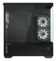 Zalman CHRONIX BLACK Caja PC Midi Tower Negra con Panel de Vidrio Templado
