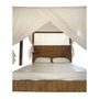 DKD Home Decor Cama de Fibra de Banana y Teca 209x188x198