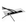 DeLOCK Pasacables para montaje en mesa con cepillo 160 x 80 x 28 mm plata