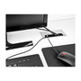 DeLOCK Pasacables para montaje en mesa con cepillo 160 x 80 x 28 mm plata