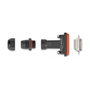 DeLOCK Conector D-Sub HD 26 pines hembra con carcasa IP67, 87809