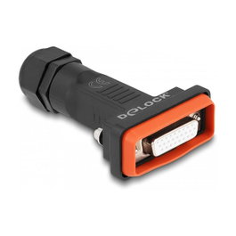 DeLOCK Conector D-Sub HD 26 pines hembra con carcasa IP67, 87809