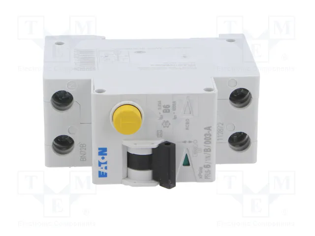 EATON ELECTRIC Interruptor diferencial RCBO PFL6 6A 30mA 1+N EATON ELECTRIC Interruptor diferencial RCBO PFL6 6A 30mA 1+N