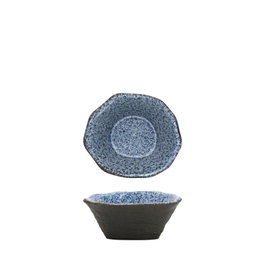 Summa Oyster Granilla Bol Azul-Negro (Set de 6)