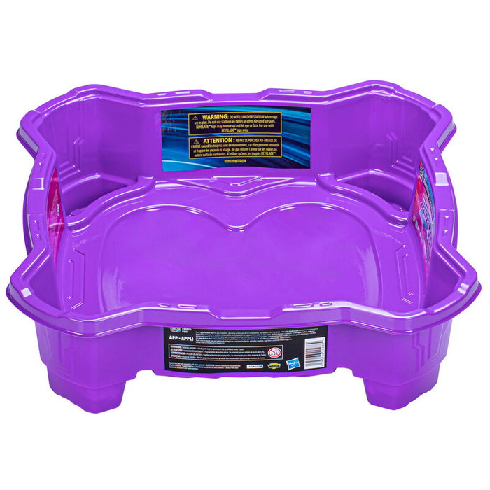 HASBRO Estadio Beyblade Burst QuadStrike para Tops con Curvas Inclinadas, Arena de Juego Optimizado +8 Años