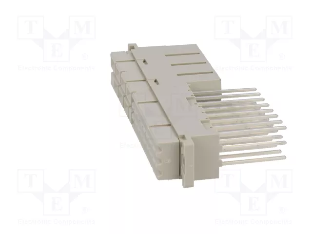 HARTING Conector DIN 41612 Hembra Recto de 31 Pines (7+24) de Datos/Potencia HARTING Conector DIN 41612 Hembra Recto de 31 Pines (7+24) de Datos/Potencia