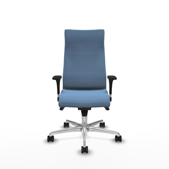 PIQUERAS Y CRESPO Sillón Albacete Azul Cielo con Mecanismo Sincro y Base de Aluminio PIQUERAS Y CRESPO Sillón Albacete Azul Cielo con Mecanismo Sincro y Base de Aluminio