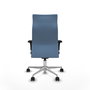 PIQUERAS Y CRESPO Sillón Albacete Azul Cielo con Mecanismo Sincro y Base de Aluminio