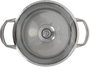 Inde Hermes Cacerola de Acero Inoxidable con Tapa 22 cm (4L) - Pack de 4 Unidades