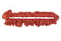 DKD Home Decor Accesorio de Pelo Mediterraneo Ibiza Coral Rosa 8 x 20 x 20 cm Set de 3 (4 Unidades)