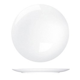 Costa Verde Saturno Coupe Plato Llano de Porcelana, Diámetro 28 cm (Set de 6)