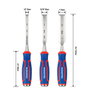 Workpro Juego de 3 Formones para Madera