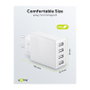 Goobay Adaptador de red USB A de 4 puertos, 30W, blanco