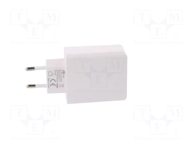 GOOBAY Cargador de red con 4 puertos USB, 30W, blanco GOOBAY Cargador de red con 4 puertos USB, 30W, blanco