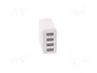 GOOBAY Cargador de red con 4 puertos USB, 30W, blanco