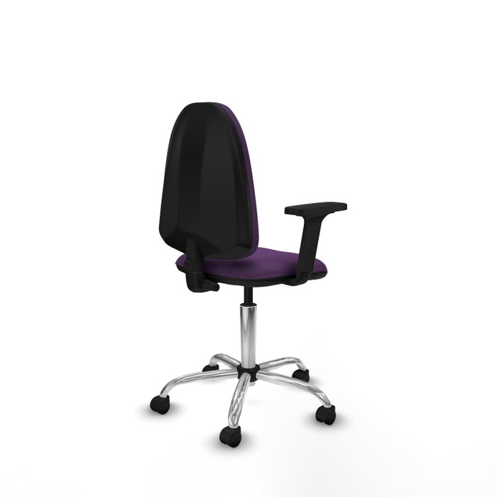 PIQUERAS Y CRESPO Silla de oficina Aýna Morada con Brazos 2D PIQUERAS Y CRESPO Silla de oficina Aýna Morada con Brazos 2D