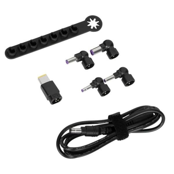 Targus ACC1134GLX - Kit Adaptador Docking/Acople 90W con 5 Puntas Intercambiables para Portátiles Legacy