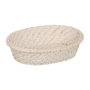 S/2 Bandeja Blanco Fibra Natural 29 X 22 X 7 cm