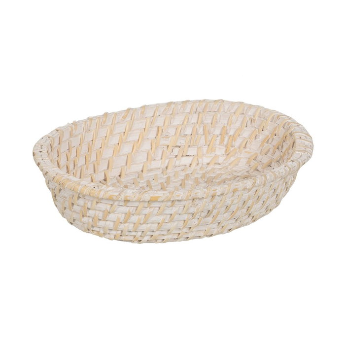 S/2 Bandeja Blanco Fibra Natural 29 X 22 X 7 cm S/2 Bandeja Blanco Fibra Natural 29 X 22 X 7 cm
