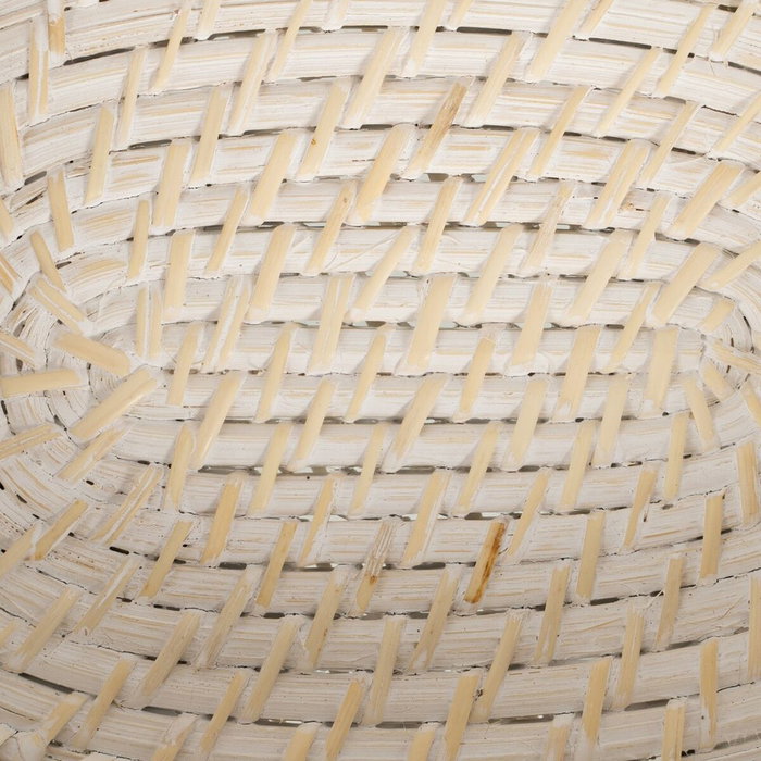 S/2 Bandeja Blanco Fibra Natural 29 X 22 X 7 cm S/2 Bandeja Blanco Fibra Natural 29 X 22 X 7 cm