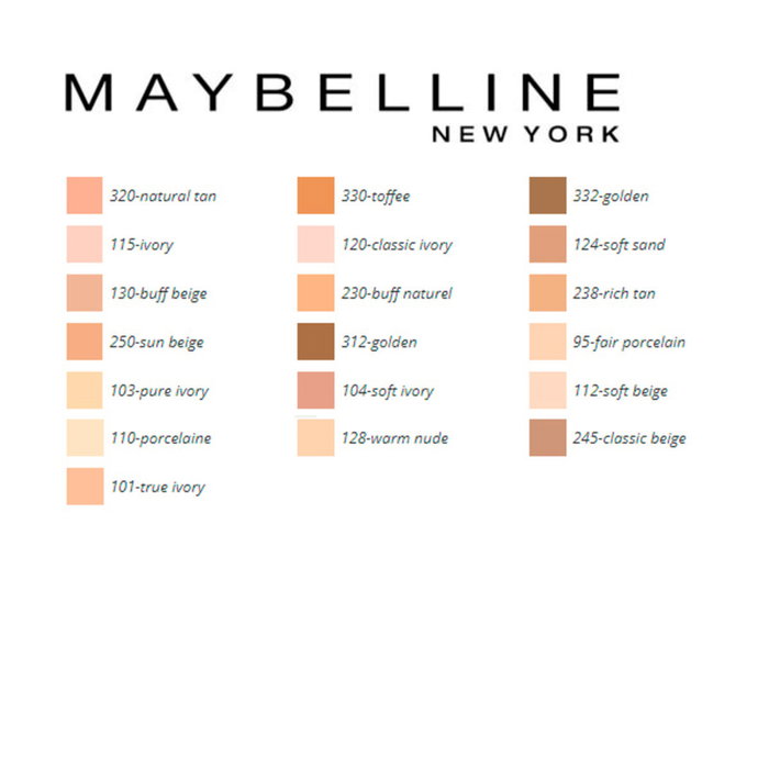 Maybelline Fit Me Matte + Poreless Base líquida 95 Porcelana justa, 30 ml Maybelline Fit Me Matte + Poreless Base líquida 95 Porcelana justa, 30 ml