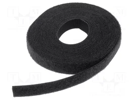 HELLERMANNTYTON Brida de velcro TEXTIE 5m x 12,5mm negro