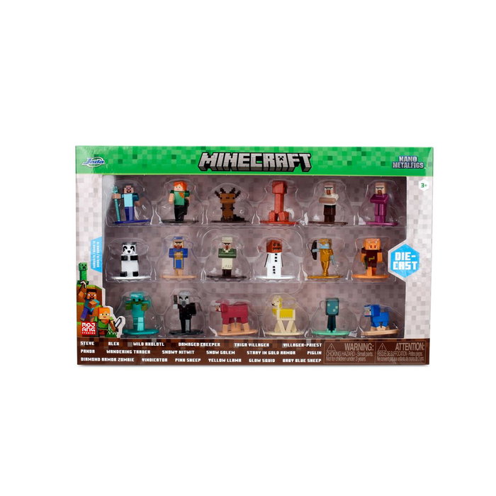 JADA TOYS Blister de 18 figuras Minecraft de 4cm JADA TOYS Blister de 18 figuras Minecraft de 4cm