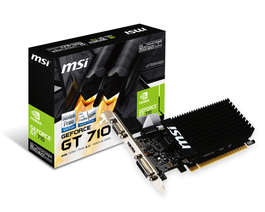 MSI 912-V809-2016 Tarjeta Gráfica NVIDIA GeForce GT 710 2 GB GDDR3 Pasivo