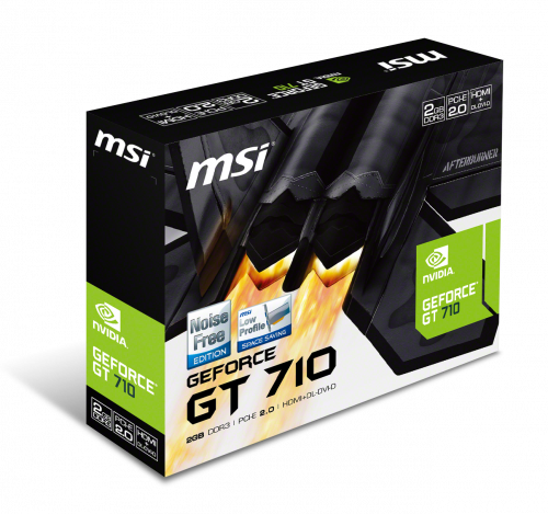 MSI V809-2000R Tarjeta Gráfica NVIDIA GeForce GT 710 2 GB GDDR3 Pasivo