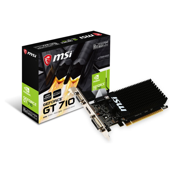 MSI GeForce GT 710 2GB GDDR3 Low Profile