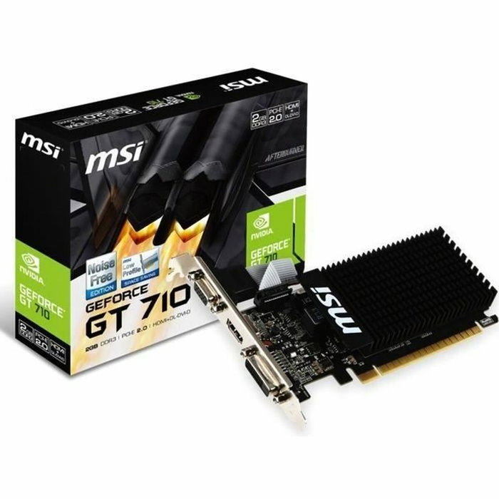 MSI GeForce GT 710 2 GB GDDR3 Perfil Bajo