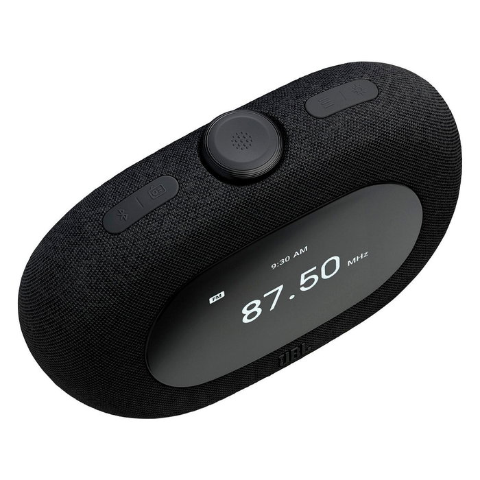 JBL Horizon 3 Reloj Despertador con Radio y Bluetooth, Altavoz para Música, Luz de Ambiente, Cargador USB, Negro, Modelo JBL Horizon 3