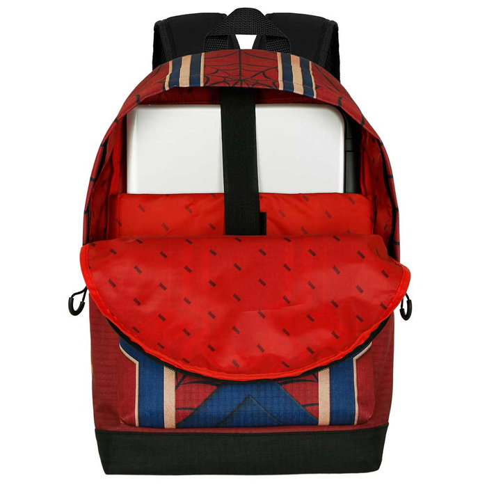 Marvel Spiderman Mochila HS FAN 2.2 Drop, 24L, Rojo, Urbana, Compartimento Único, Resistente al Agua, Ripstop, para Dispositivos Electrónicos