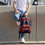 Marvel Spiderman Mochila HS FAN 2.2 Drop, 24L, Rojo, Urbana, Compartimento Único, Resistente al Agua, Ripstop, para Dispositivos Electrónicos