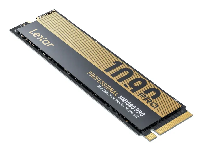 Lexar NM1090 Pro SSD M.2 2280 4TB NVMe PCIe 5.0 interno - Hasta 14000 MB/s de lectura y 13000 MB/s de escritura para PC/portátil