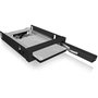 ICY BOX IB-2216StS Bandeja para Disco Duro 2.5" SATA/SATA II para Bahía 3.5" Hot-Swap con Cables Incluidos - Negro