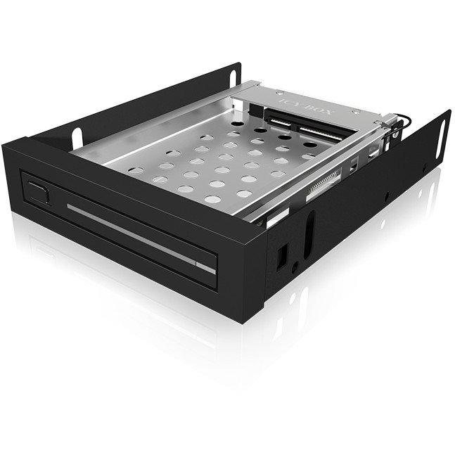 ICY BOX IB-2216StS Bandeja para Disco Duro 2.5" SATA/SATA II para Bahía 3.5" Hot-Swap con Cables Incluidos - Negro