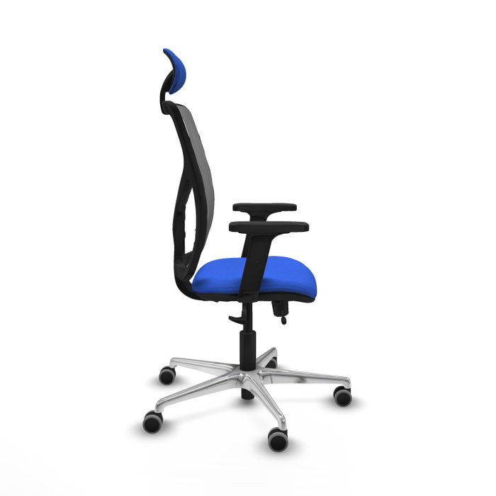 PIQUERAS Y CRESPO Silla de oficina Motilla con mecanismo Sincro/Traslack Azul y Gris PIQUERAS Y CRESPO Silla de oficina Motilla con mecanismo Sincro/Traslack Azul y Gris